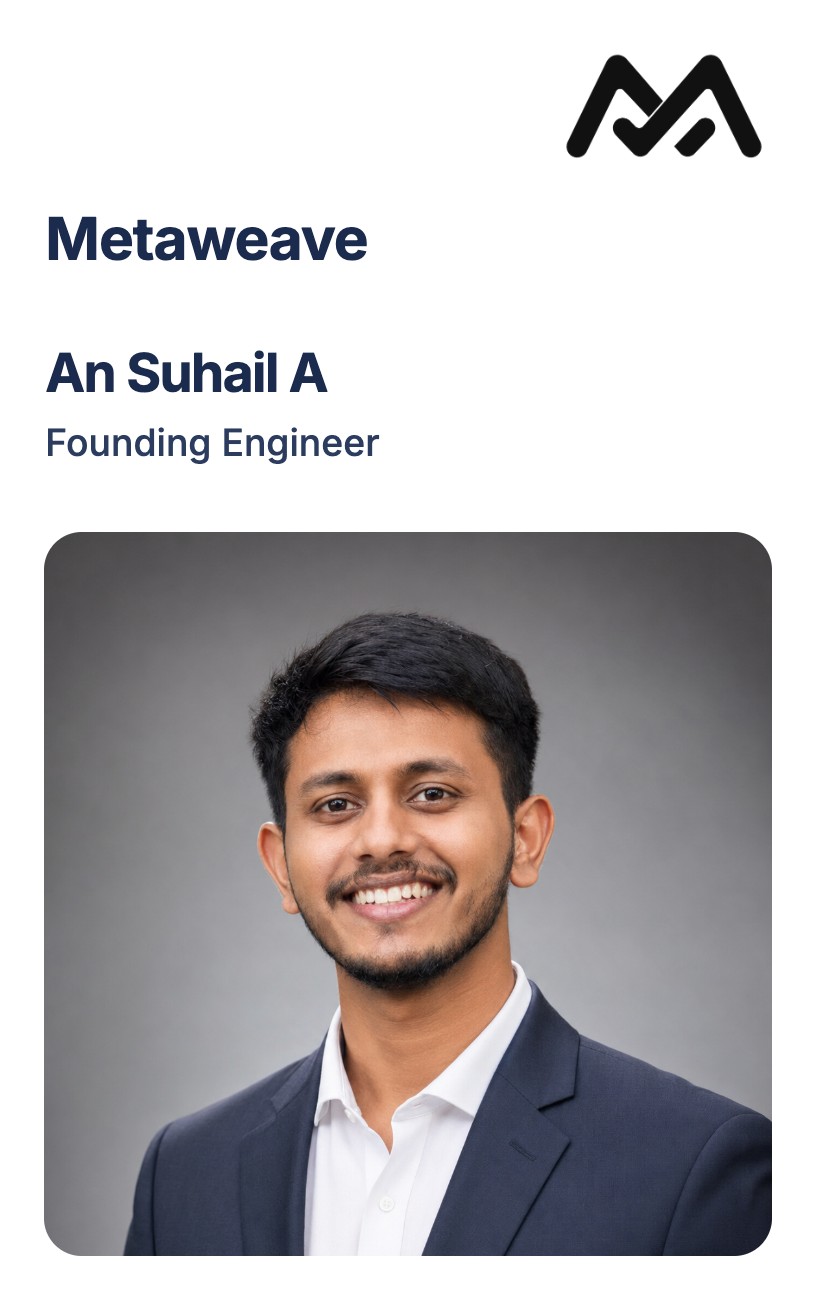 Founding Engineer — MetaWeave Consulting